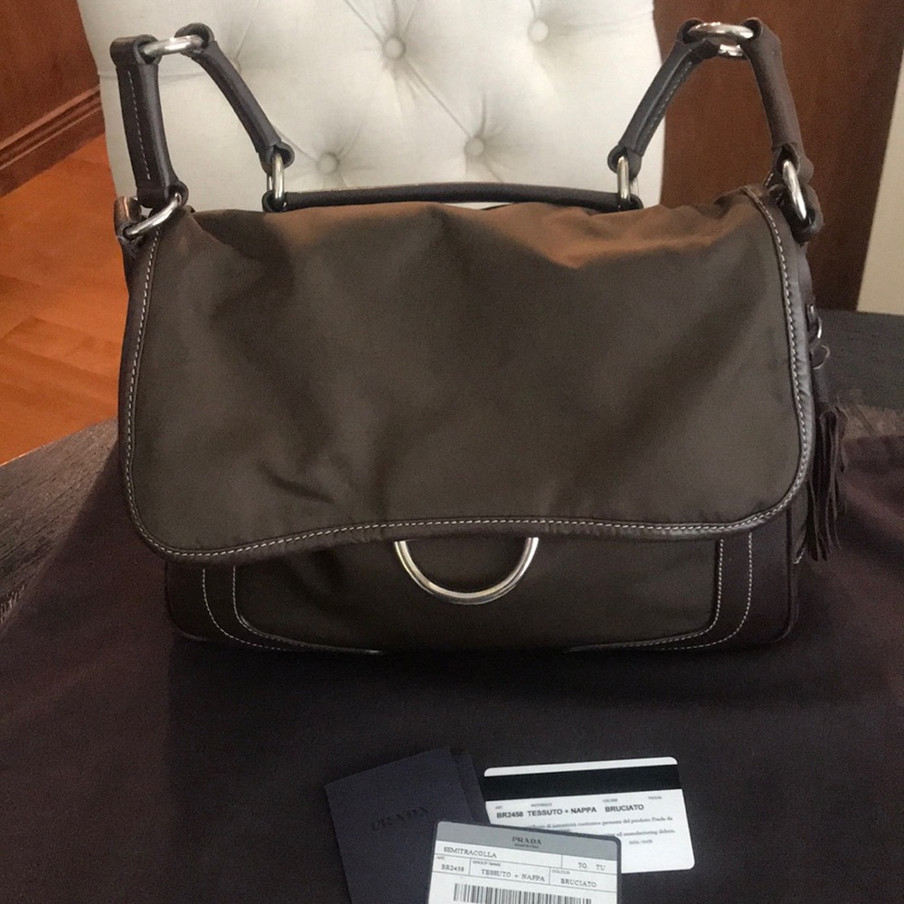 Prada Nylon/leather purse